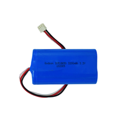 3200 mAh 3,2 Volt LiFePO4 Batterie IFR18650 PVC-Jacke für Notbeleuchtung