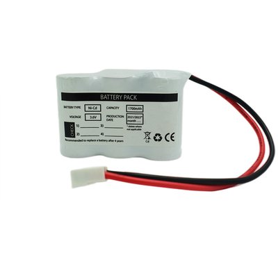 SC1700mah-Notbeleuchtungs-Ni-CD-Batterie-Satz 3,6 Volt-nebeneinander Konfiguration