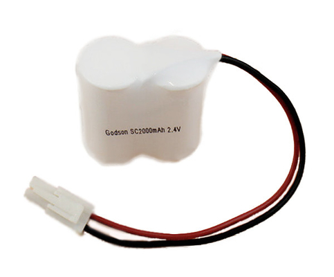 Wieder aufladbare Nickel-Cadmiumzelle der Notbeleuchtungs-Ni-CD-Batterie-2000mAh 2.4V