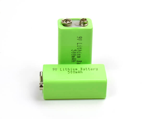 Lithium-Eisen-Notbeleuchtungs-Lithium-Batterie 500mAh 9V mit USB