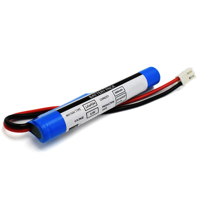 Art 6,4 Verbindungsstück des Stock-LiFePO4 v-Batterie-600mAh JST VH 2P