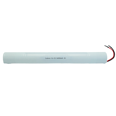 Stabtyp 6,0 Volt D4000mAh Batterien Ni-Cd-Ausgangslichtbatterien