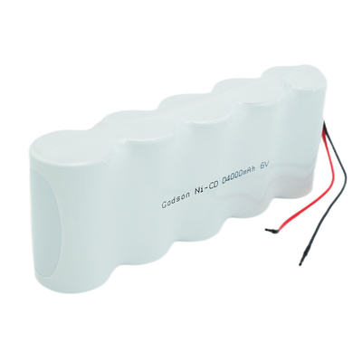 Ni-Cd-Akkupack D4000mAh 6,0-V-Zykluslebensdauer-Batterien