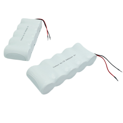 Ni-Cd-Akkupack D4000mAh 6,0-V-Zykluslebensdauer-Batterien
