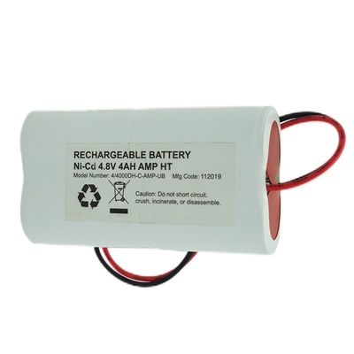 Side by Side Notausgangsleuchten Akkupack 4,8 Volt D40000mAh NiCd