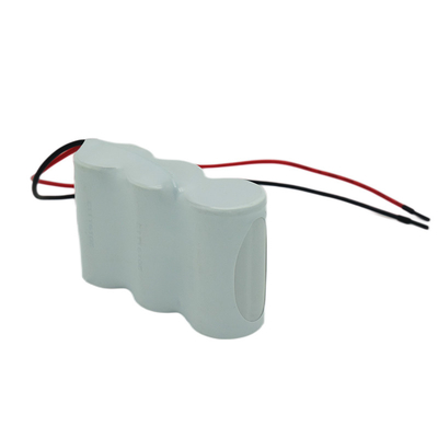 Ni-Cd-Notausgangsleuchtenbatterien nebeneinander 3,6 Volt 4000 mAh