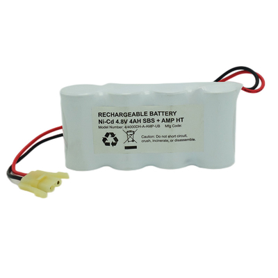 55 Grad D4000mAh Nicd-Akku 4,8 V für Notbeleuchtung