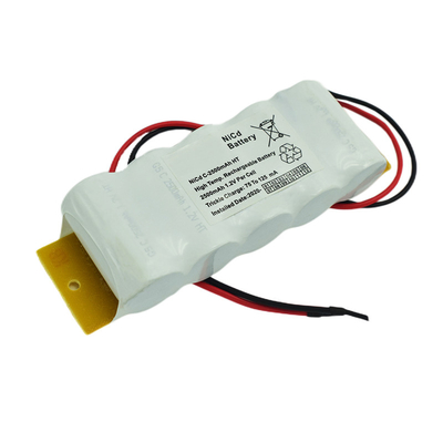 Fluchtweg-Zeichen-Batterie-Ersatz NiCd PVC-Jacke Soems 3.6V