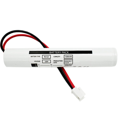 NiCd Sc1200mah 3,6 Volt-Batterie-Stock-Art für Notbeleuchtung