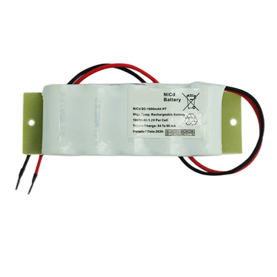 Ni-CD-Batterie 1800mAh der Notbeleuchtungs-6.0V 500 Zeit-Zyklen