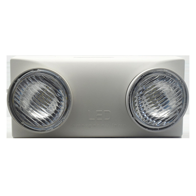 Lithium-Ion Battery Led Twin Spot-Notbeleuchtungen 6500K 3 Stunden