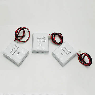 AA-Fluchtweg-Licht-Batterien verpacken NiCD AA900mAh 3.6V SBS Rechargable