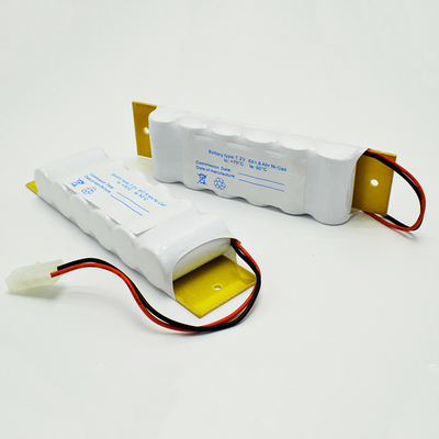 Ausgangs-Zeichen-Notbeleuchtungs-Ni-CD-Batterie SC1800mAh 7,2 V mit Rückenplatte