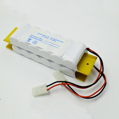 Ausgangs-Zeichen-Notbeleuchtungs-Ni-CD-Batterie SC1800mAh 7,2 V mit Rückenplatte