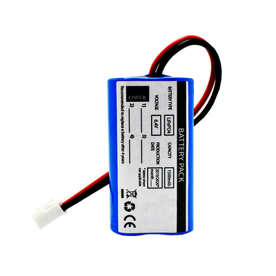 Zellen der Lithium-Notausgang-Licht-Batterie-Lifepo4 18650 6.4V 1500mAh
