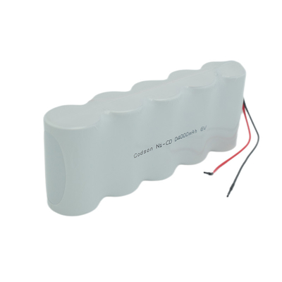 NiCD-Notlichtbatterien D4000mAh 6,0 V sicher nebeneinander