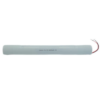 NiCd D4000mAh 6,0V Ausgangsschild Batterie Backup für Notbeleuchtung
