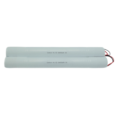 NiCd D4000mAh 6,0V Ausgangsschild Batterie Backup für Notbeleuchtung