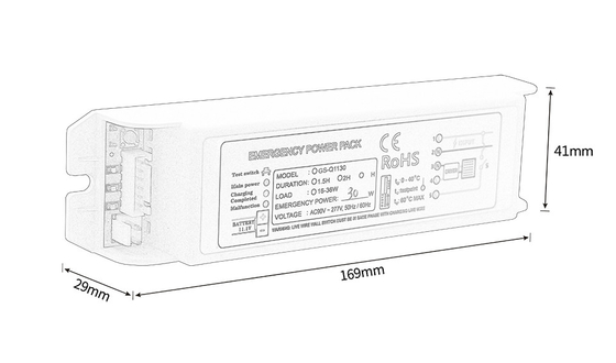 Trinkladenaufladung Notfall-Stromversorgung Inverter Aufrechterhaltung Typ Notfall Vollleistung 15-36W GS-Q1130