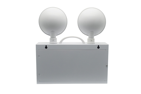 3 Watt Notlicht mit LED-Doppelkopf-Ausgang Leuchte Wandmontierbar 3 Stunden Dauer