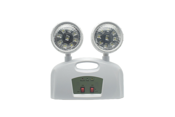 3W Doppelkopf Notlicht AC 85-265V ABS mit Griff