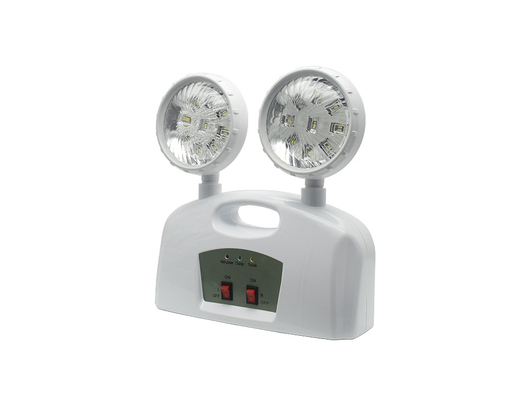 3W Doppelkopf Notlicht AC 85-265V ABS mit Griff