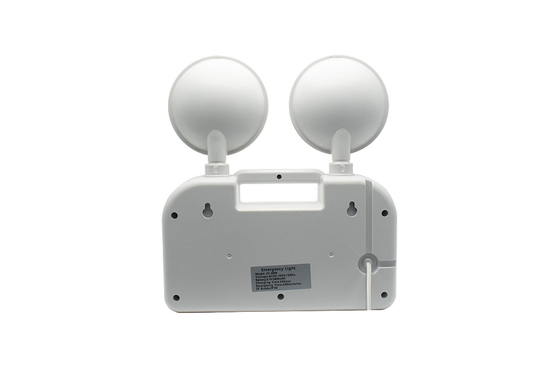 3h Dauer 6W Twin Head Notlicht AC 85-265V ABS