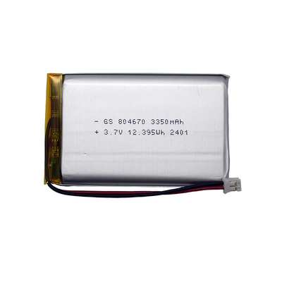 Sicherheit Li-Ion-Polymer-Batterie 804670 3350mAh 3,7V Anschluss mit PCM