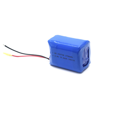 Lithium-Ionen-Polymer 232738 2700mAh 3,8V mit PCB und UL1571 24AWG RED&amp;BLACK