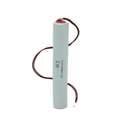 Notbeleuchtung Versiegelte Nickel-Cadmium-Zelle mit IEC 61951 3.6V C2500mAh