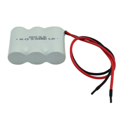 Anpassbarer Hersteller 3.6V 1600mAh Notlicht Ni Cd Batterie