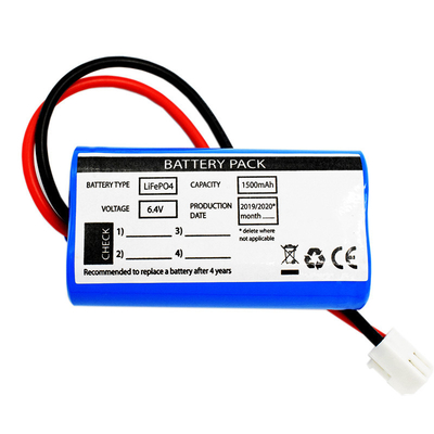 Notfall-Solarbeleuchtung Side-by-Side-Nutzung LiFePO4-Batterien 1500mAh 6,4 Volt
