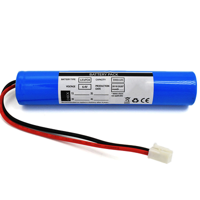 Stick-Typ LiFePO4 Batterien 3000mAh 6,4 Volt Notfall Sonnenbeleuchtung Verwendung