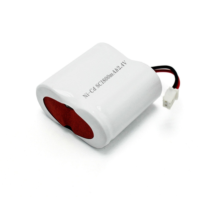 Notlichtbatterie Ni-Cd-Batterie SC1800mAh 2.4V 4.32Wh Seite an Seite Typ