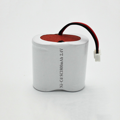 Notlichtbatterie Ni-Cd-Batterie SC1800mAh 2.4V 4.32Wh Seite an Seite Typ