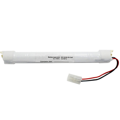 Notlichtbatterie Ni-Cd-Batterie SC1800mAh 6.0V 10.8Wh OEM-Stick-Typ mit Seitenwandmontage-Modul