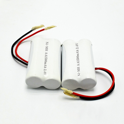 Notlichtbatterie OEM 2.4V Ni-Mh AA1500mAh Langlebigkeit Akku Akkufachbatterie Side by Side