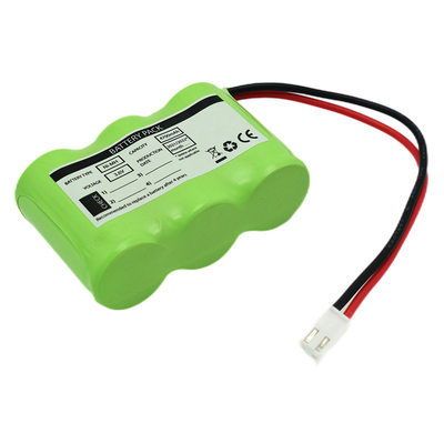 3S1P Seite an Seite Typ 3.6V Ni-Mh C4700mAh Hochtemperatur wiederaufladbare Batterie OEM PVC