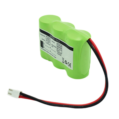 3S1P Seite an Seite Typ 3.6V Ni-Mh C4700mAh Hochtemperatur wiederaufladbare Batterie OEM PVC