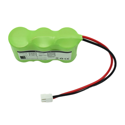 3S1P Seite an Seite Typ 3.6V Ni-Mh C4700mAh Hochtemperatur wiederaufladbare Batterie OEM PVC