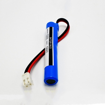 PVC-Stick Typ IFR 18650*2 Zelle in Serie mit Schutzsteuerungsmodul 0,6Ah 6,4V LiFePO4 Zylinderbatterien