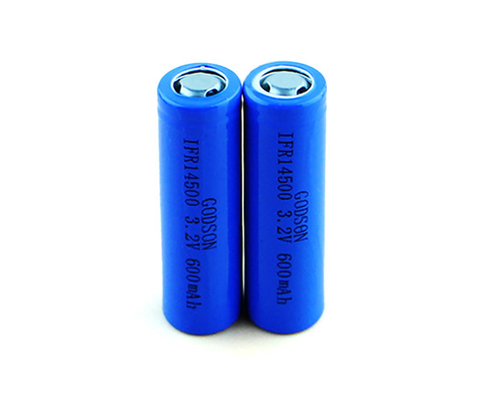 Cm-Lebenslauf, der Einzelzelle 12V LiFePO4 Batterie-IFR14500 Regarchable 3,2 V 600mAh auflädt