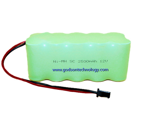 Wieder aufladbares Fluchtweg-Licht-Batterien NiMH-Batterie 12V Sc 2500mAh