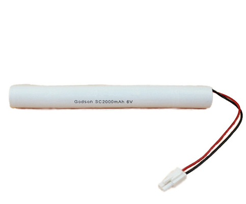 Nutzungsdauer-Zelle der Notbeleuchtungs-Ni-CD-Batterie-SC2000mAh 6.0V lange