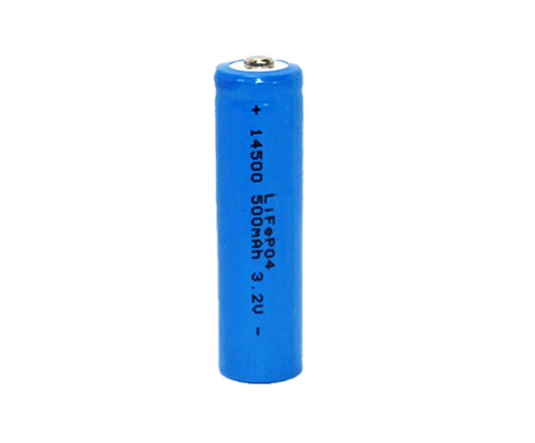 Batterie wieder aufladbares IFR 14500 3.2V 500mAh der Notbeleuchtungs-12V LiFePO4