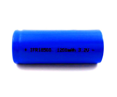 Zylinderförmige Zellen LiFePO4 nehmen hellen Batterie-Satz 18500 3.2V 1200mAh heraus