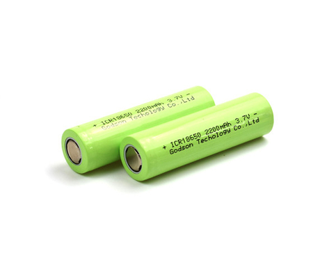 wieder aufladbares des Lithium-2200mAh Lithium-Ion Eisen-der Batterie-ICR18650 3.7V