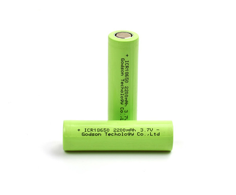 wieder aufladbares des Lithium-2200mAh Lithium-Ion Eisen-der Batterie-ICR18650 3.7V