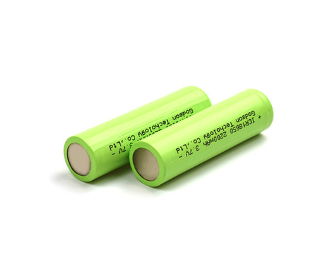wieder aufladbares des Lithium-2200mAh Lithium-Ion Eisen-der Batterie-ICR18650 3.7V