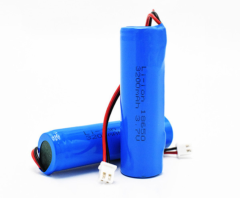 3200 MAh Emergency Light Lithium Battery PVC-Jacke ICR18650 3.70V